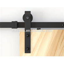 6.6 FT Black Carbon Steel Slide Schiebe Barn Door Hardware